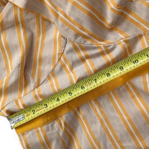 Anthropologie HD in Paris Asbury Stripe Crossover A-Line Dress - Picture 10 of 12